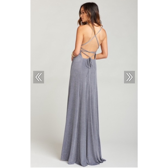 NWT show me your mumu godshaw goddess gown smoke - Picture 3 of 5